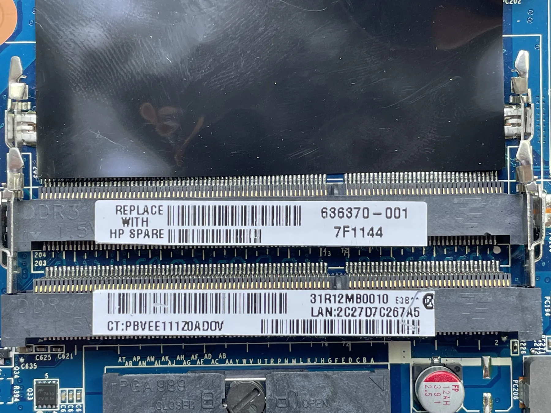 Высокое качество 636370 001 для ноутбука HP Pavilion G4 1000 G6 G7 Материнская плата DA0R12MB6E0 PGA989