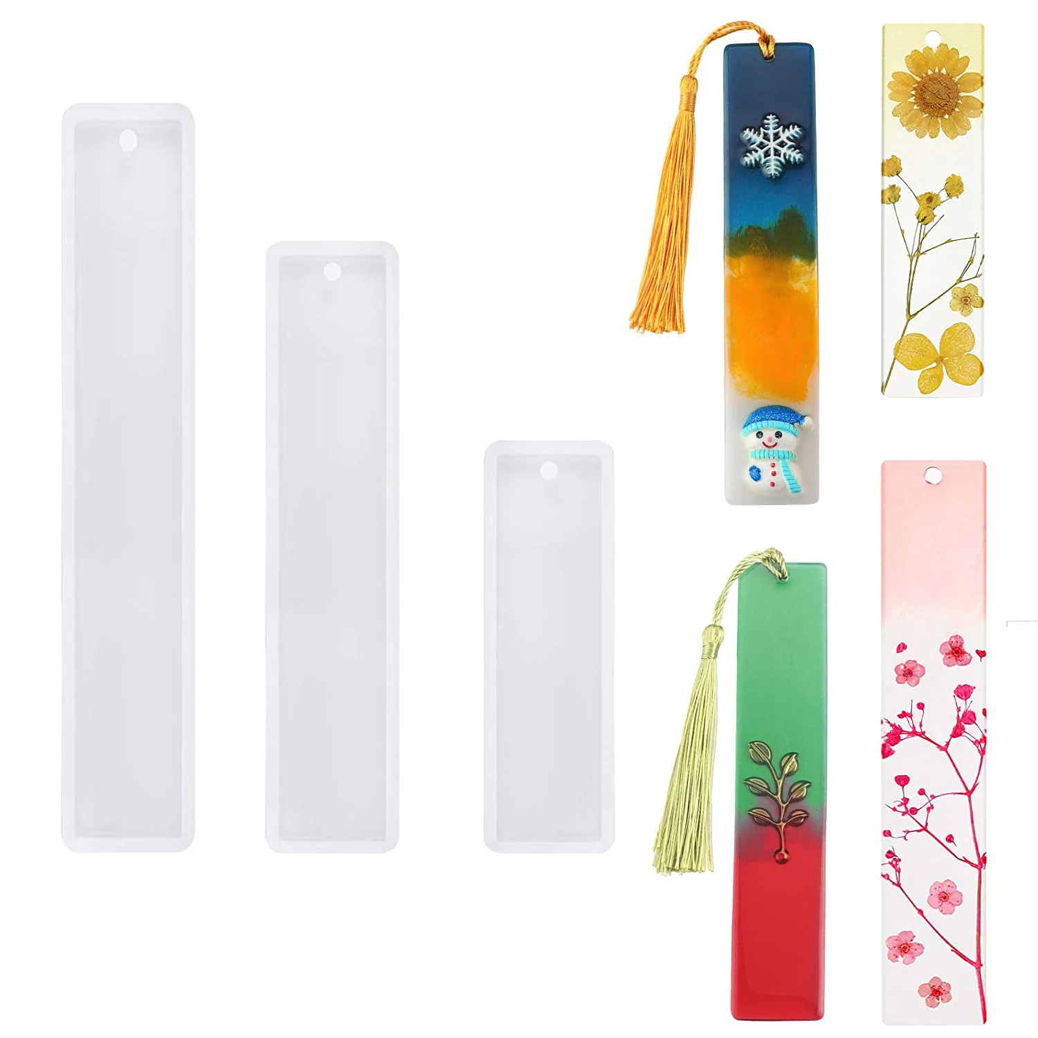 

Форма для закладок из эпоксидной смолы, 3 шт.