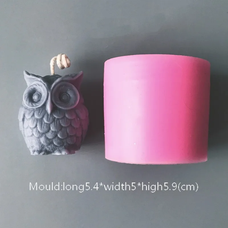 3D Маленькая форма Совы животные руки помадка мыло для выпечки украшения