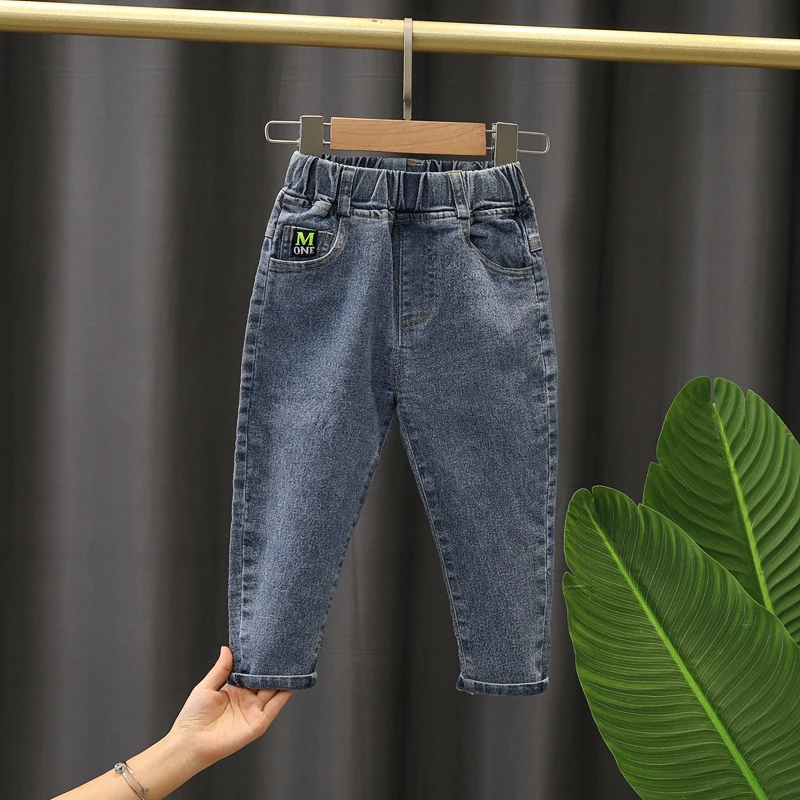 

Fashion Children Jeans Spring Autumn Baby Boys Denim Pants South Korea Style Kids Casual Cowboy Trousers Child 2-8 Years