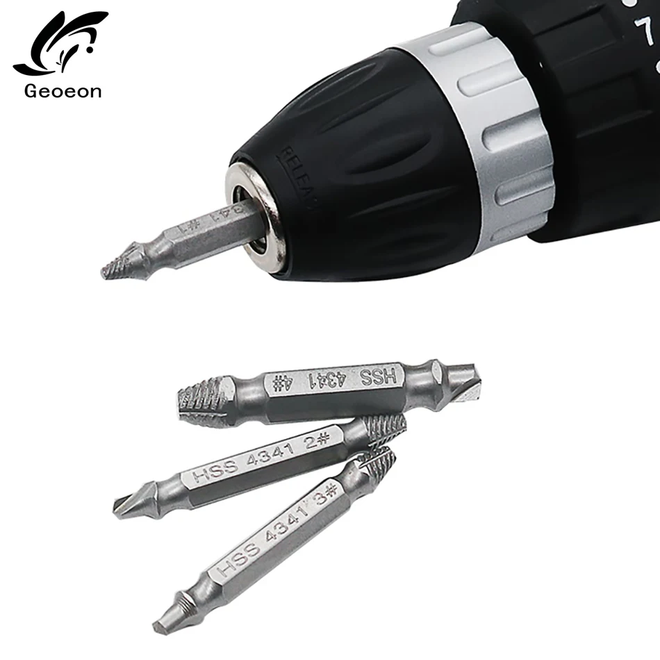 4 шт. высококачественный экстрактор столярных винтов сверла для удаления болтов