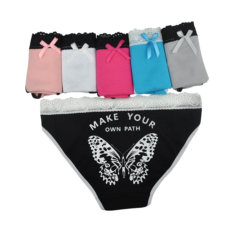 Сексуальные женские трусики кружевные бабочки прозрачное бесшовное нижнее