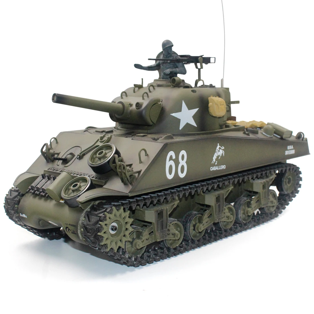 Henglong 3898 1 1:16 Америка Шерман M4A3 имитация радиоуправляемая модель танка игрушки для