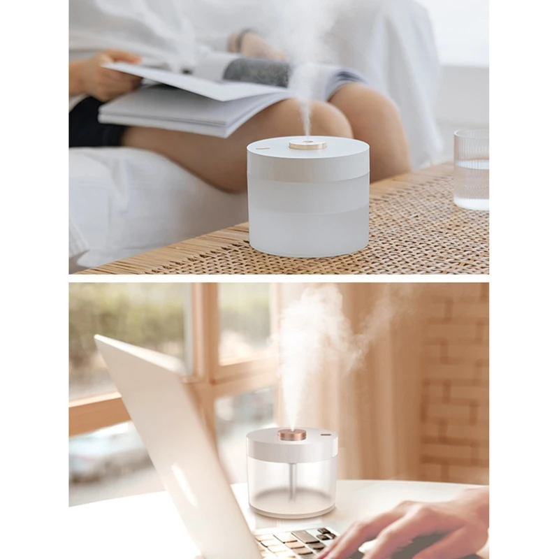 

780ml Wireless Air Humidifier Electric Aroma Humidifier Essential Oil Diffuser Mist Maker for Home Office Use X37C