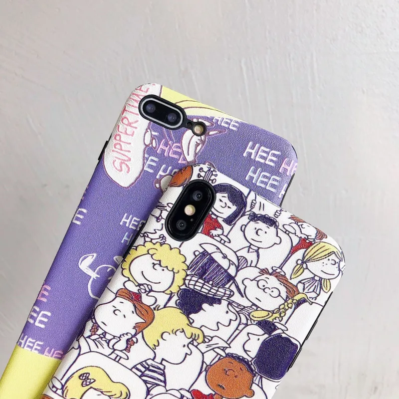 Чехол для телефона с мультяшным милым иллюстрационным рисунком для iPhone11 X XS XR XSMax 8 7 6 6S PluS, полноценная мягкая оболочка с защитой от падений.