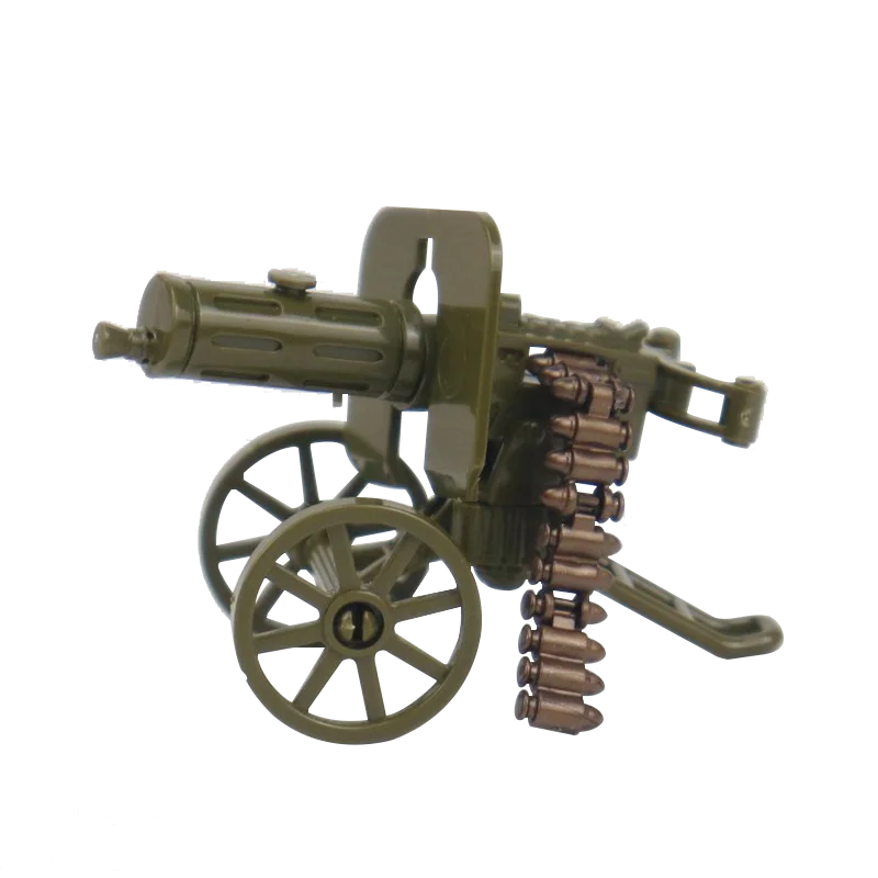 MOC военное оружие спецназа WW2 игрушечный пистолет мешок песка пушка строительные