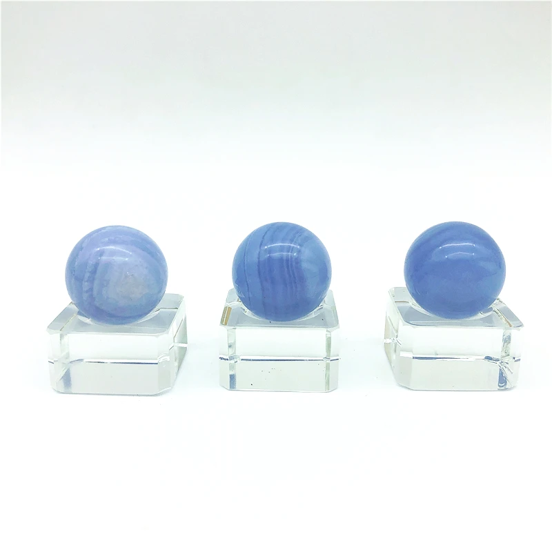 

Drop Shipping 1PC Natural Blue Lace Agate Quartz Crystal Ball Sphere Chakra Healing Gemstone Natural Stones and Crystals