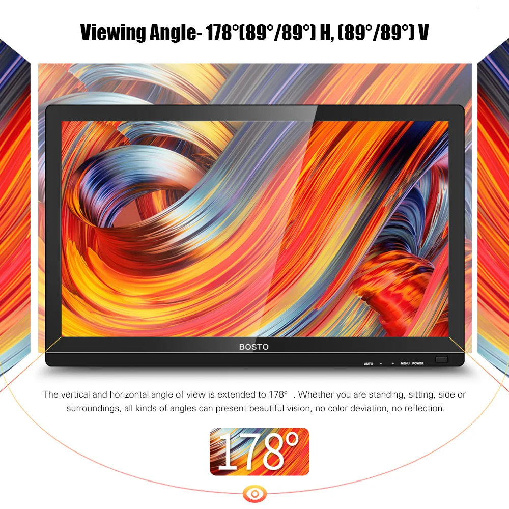 Графический планшет BOSTO 22HD 21 5 дюйма IPS HD 8192 уровней чувствительности
