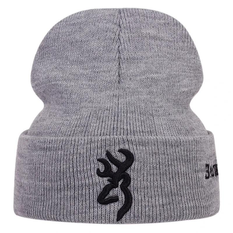 

Шапка-бини Мужская, женская, осенне-зимняя, теплая, с вышивкой