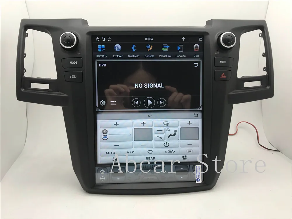 12,1 ''Tesla стиль Android 8,1 автомобильный dvd-плеер gps навигация для Toyota Fortuner 2007- головное устройство стерео PX6 HDMI радио ips