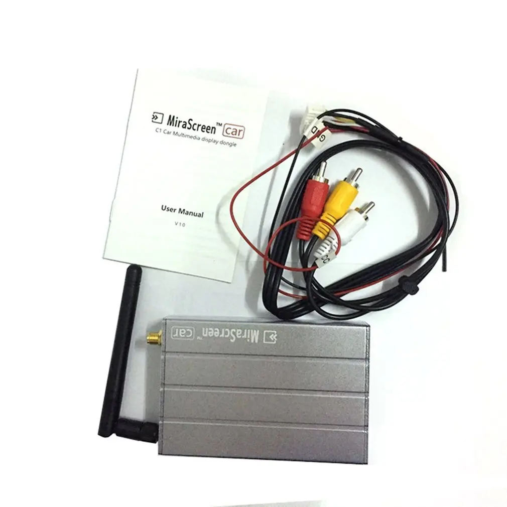 

New Aluminum Alloy Shell Car Multimedia Display Dongle 1080P WIFI Mirror Box Airplay Miracast GPS DLNA For Android