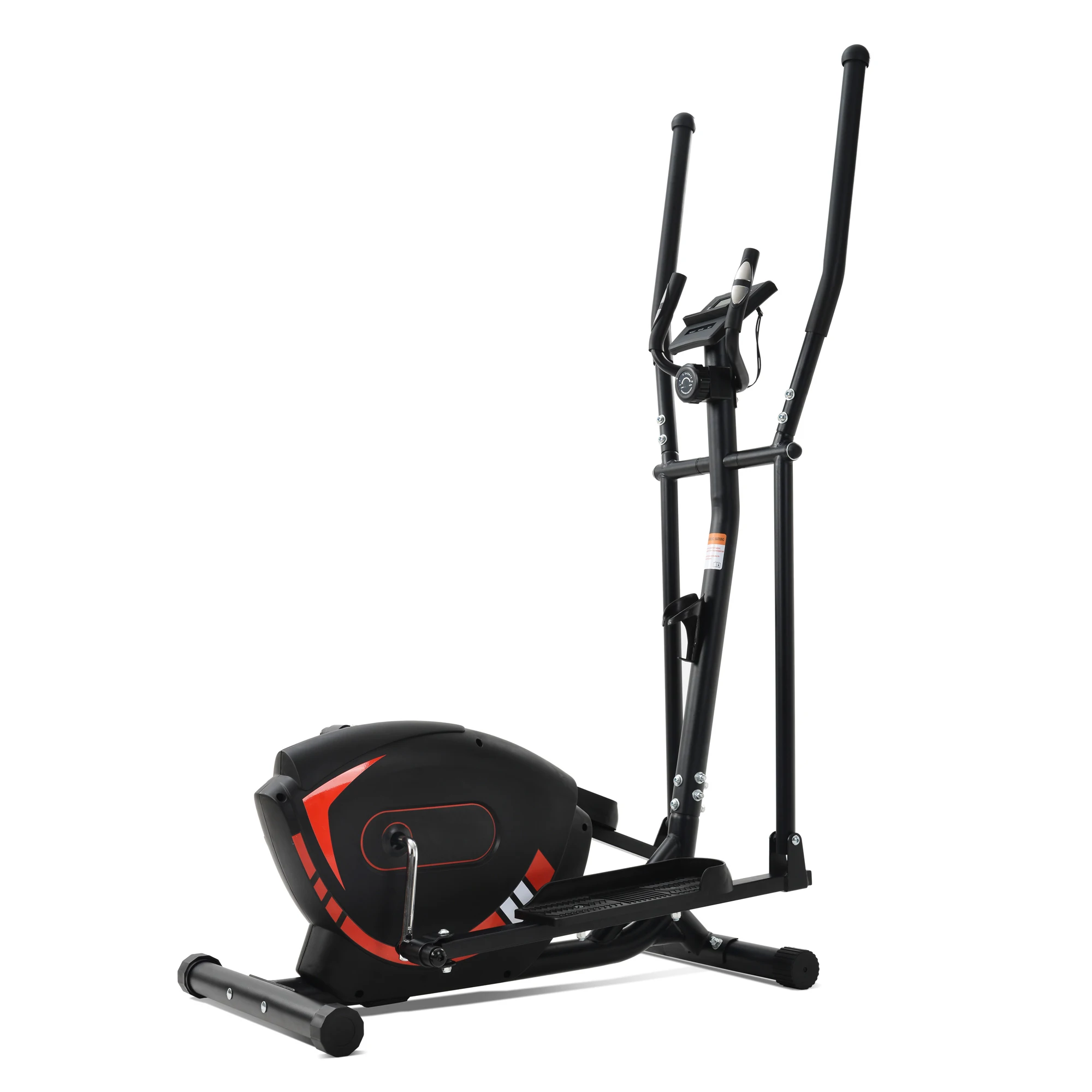 

Elliptical trainer for home use with pulse rate handles, magnetic brake system ， 8 levels of resistance setting