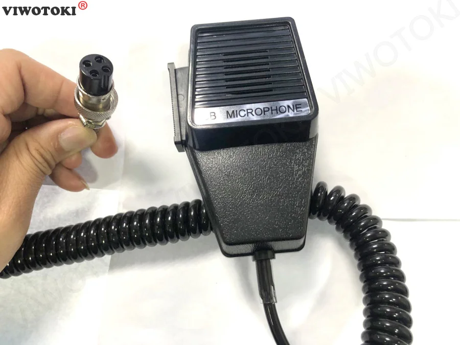 4 провод контактный ручной CM4 радио динамик CB микрофон для кобра 18 WX ST II 19 DX