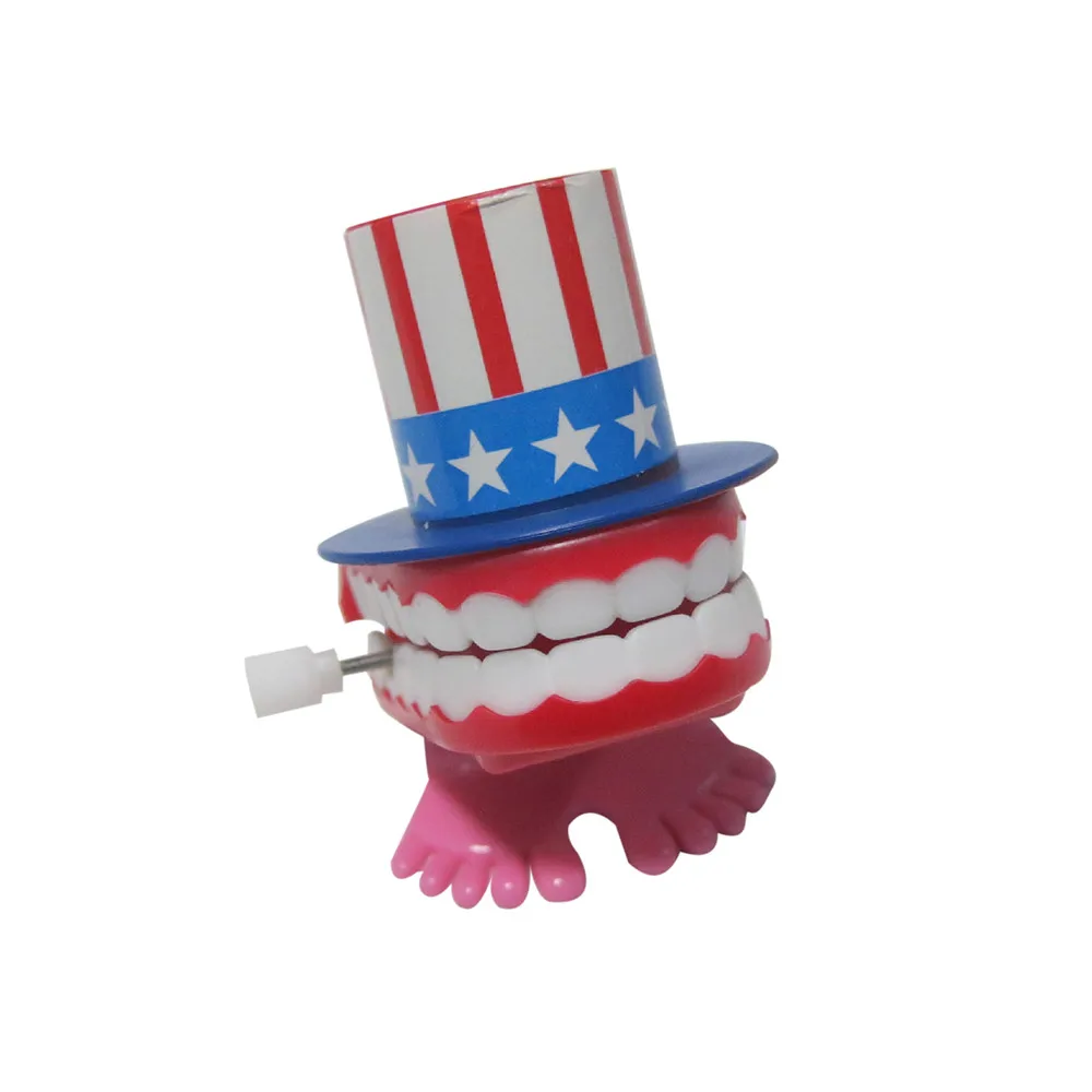 7 см Американский флаг ветрозащитные ходячие зубные протезы для младенцев