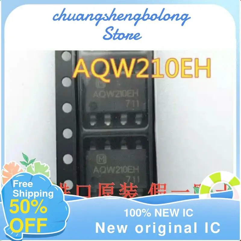 

10-100PCS AQW210EH AQW210 Solid state relay SOP/DIP New original IC