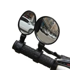Велосипедное Зеркало Универсальный руль Зеркало заднего вида 360 градусов Поворот велосипед MTB велосипеда дисковый тормоз с установить ремень простых инструментов для езды на велосипеде; Новинка