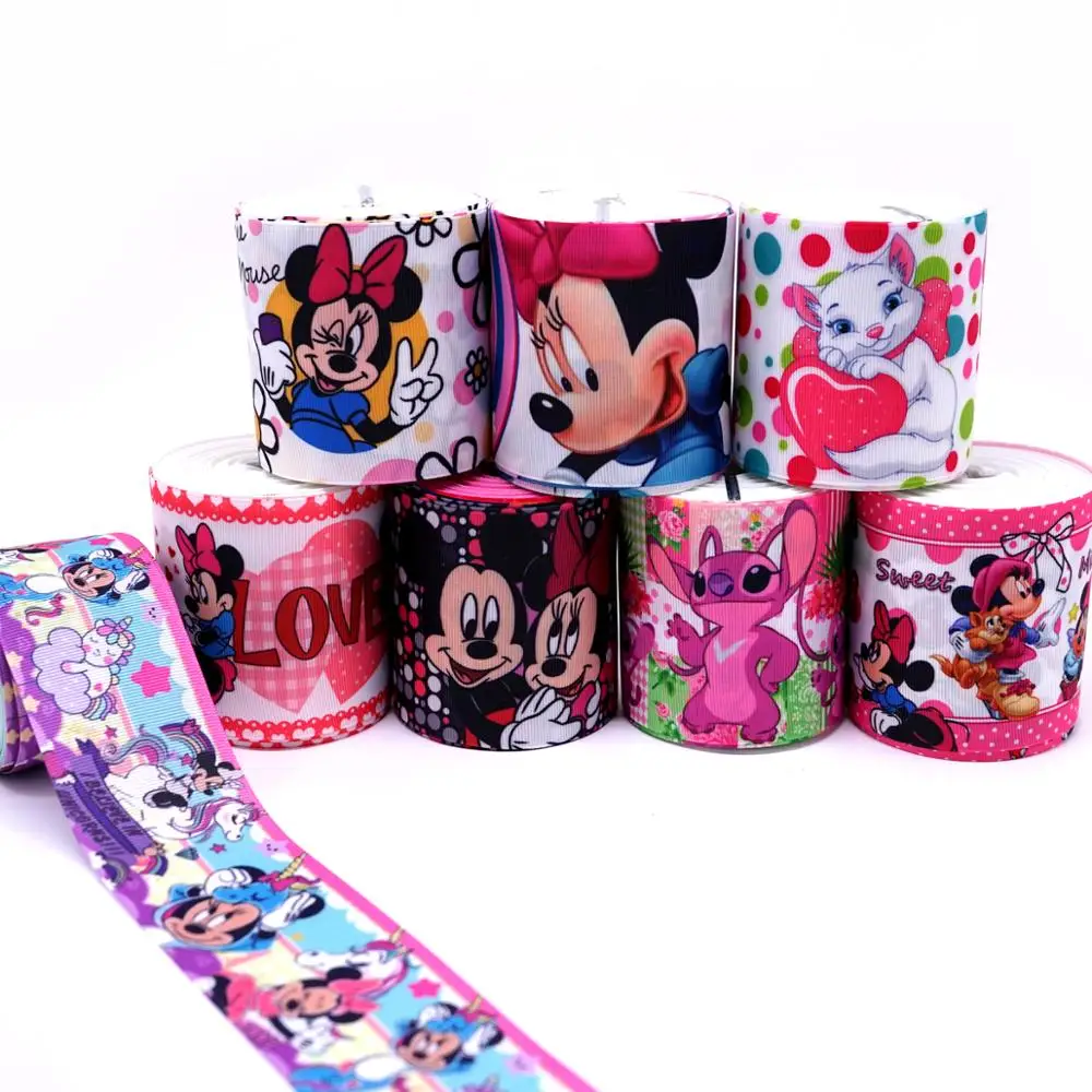50 ярдов мультфильм напечатанный grosgrain ленты 30885