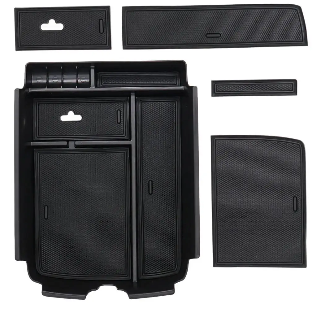

Car Center Console Organizer Tray Armrest Storage Box For VW Atlas Teramont Volkswagen Container Holder Glove Case Bin 2017-2021