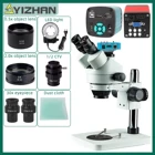 Цифровой электронный тринокулярный микроскоп YIZHAN 270X, Тринокулярный симулический фокусный микроскоп для пайки, HDMI, USB, комплект камеры, объектив 0,5x, 2X