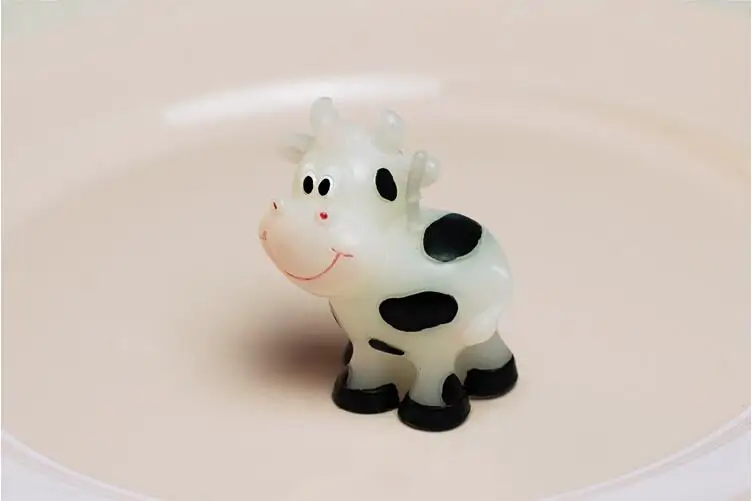 Бездымная Свеча в форме коровы для крещения дня рождения вечерние подарок