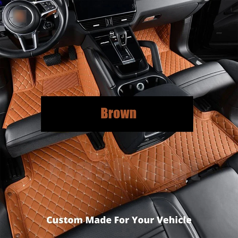 

High-quality leather car floor mats for RENAULT MEGANE KADJAR Clio Grandtour Duster Grand Scenic Laguna Car accessories carpet