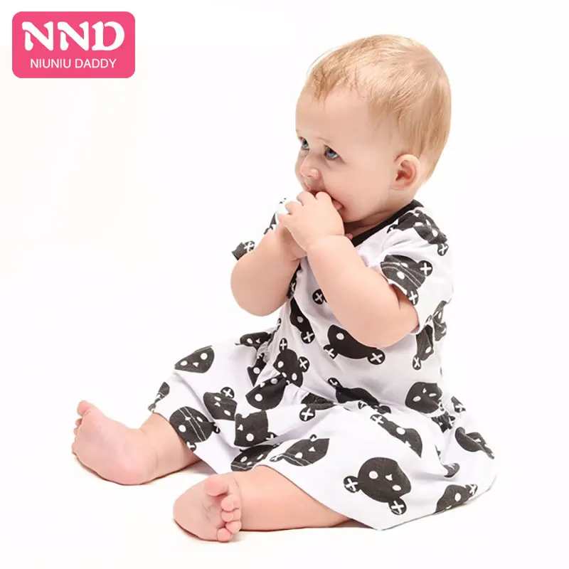 Niuniu Daddy/новая шелковая детская одежда с рисунком для девочек детское платье
