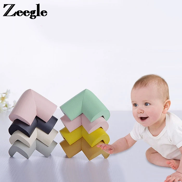 4 Pieces Baby Corner Children's Table Corner Thickened Table Corner Protection Table Wrap Corner Protective Cover