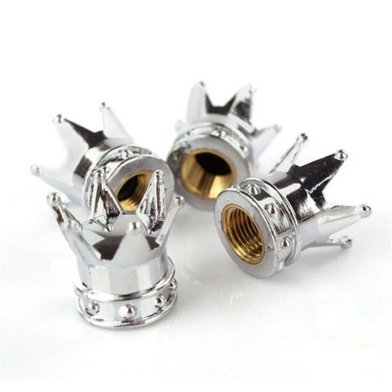 Главная 4 шт. пневматические автомобильные клапаны Корона колеса воздушные