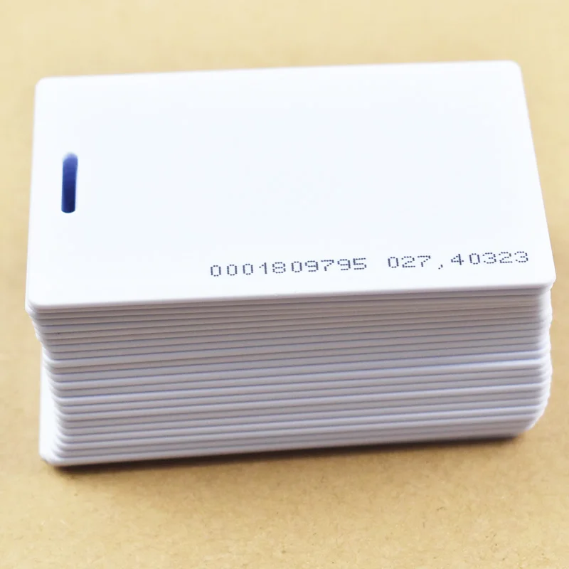 100 шт./лот 125 кГц RFID-метка EM ID TK4100/EM4100 толстая карта системы контроля доступа
