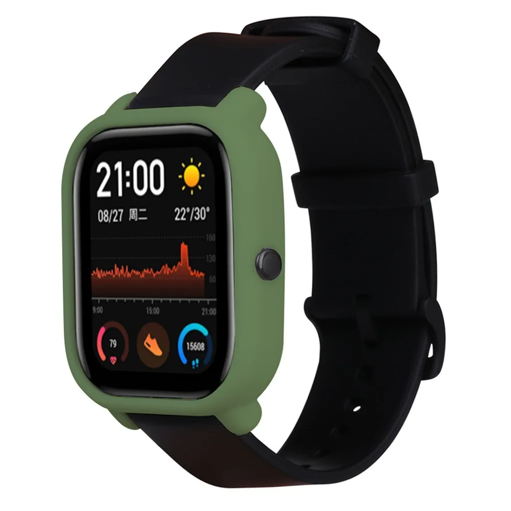 Защитный чехол с силиконовой рамкой для часов Xiaomi Huami Amazfit GTS ремешок наручных