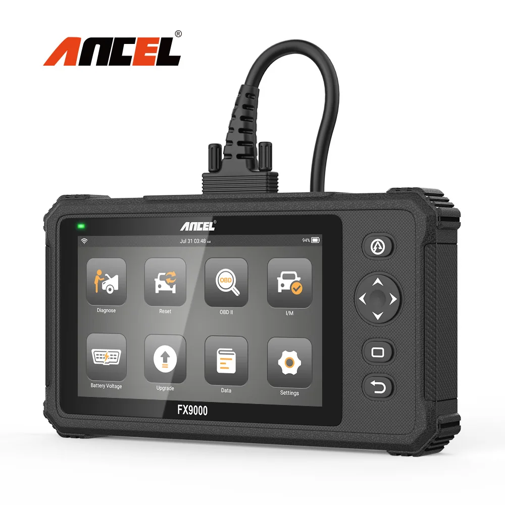 Ancel FX9000 OBD2 сканер полная система с сбросом масла ABS SRS EPB SAS DPF TMPS IMMO функции WIFI