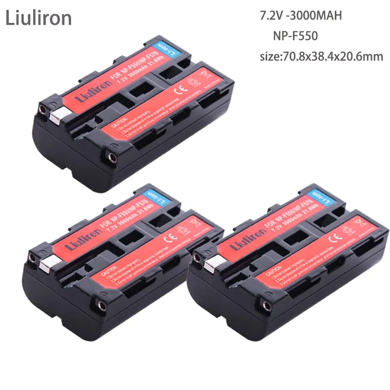Акумуляторная батарея NP-F550 NP F550 NP-F570 NP F570 F330 F530 Li-Ion Батарея пакет для sony NP-F330 F750 CCD-SC CCD-TR NP-F730