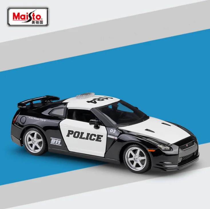 Масштаб 1:24 Maisto 2009 Nissan GTR Skyline GT-R Супер спортивный автомобиль turbo R35 гоночный купе