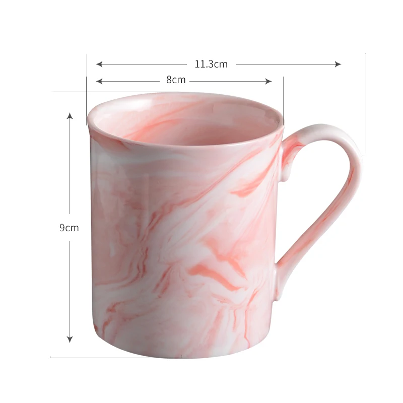 Мраморные кружки подарок для влюбленных утренняя кружка молоко чай кофе