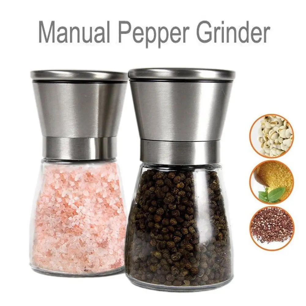 2 шт./компл. Нержавеющая сталь Соль и Перец Измельчители Muller Регулируемый