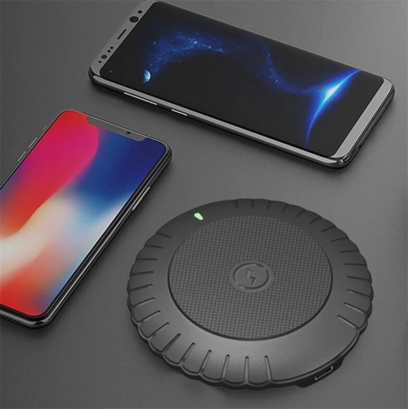 10 Вт Беспроводное зарядное устройство для iPhone X XS Max XR 8 Plus портативное Быстрое