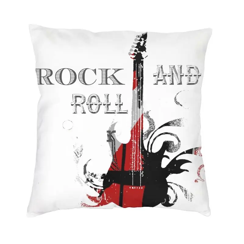 Декоративная подушка в виде рок-н-ролла для гостиной 45x45 см