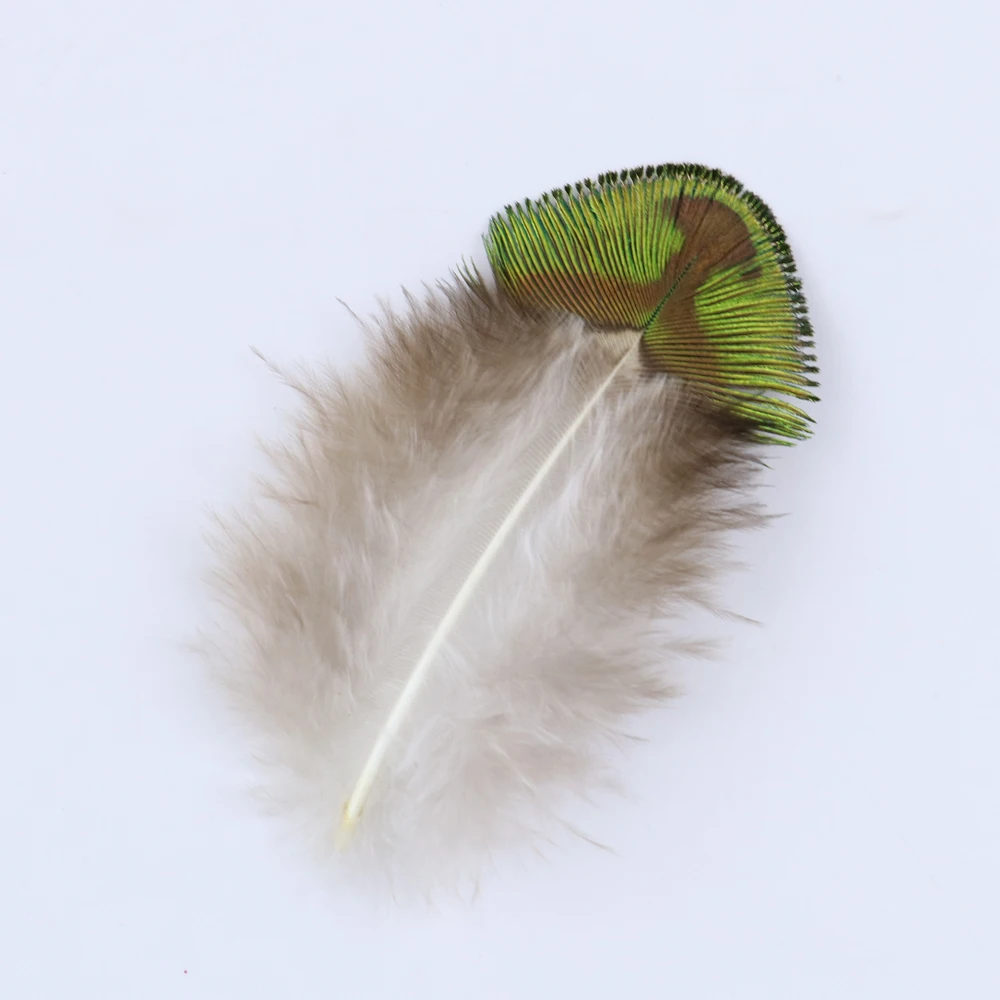

100 Piece Wholesale Natural Pheasant Peacock Chicken feathers DIY Wedding Jewelry Decoration Accessory Craft Plumes