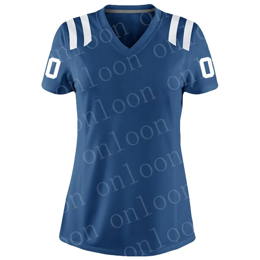 

2021 American Football Jersey Women's Indianapolis Jerseys Custom Andrew Luck T.Y. Hilton Darius Leonard Marlon Fans T-Shirts