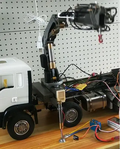 1/14 RC гидравлический самосвал 8x8 6X6 грузовик монтируемый кран крюк комплекты для