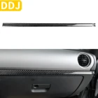 Для Mazda MX-5 Miata 2009-15 углеродное волокно интерьер Co-pilot приборная панель отделка полоски крышка наклейка MX5 NC родстер автомобильные аксессуары