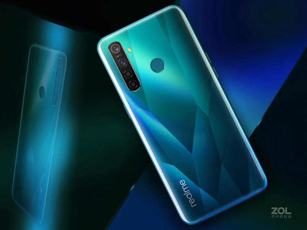 DHL Быстрая сотовый телефон Oppo Realme Q Snapdragon 712 Android 9,0 6," полный экран МП 5 камер 8 Гб ram 128B rom