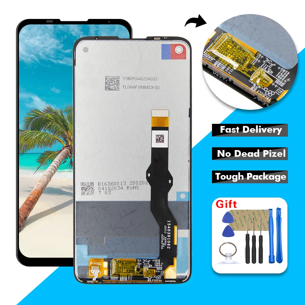 6 4 &quotдля Motorola Moto G stylus XT2043 ЖК дисплей сенсорный экран дигитайзер стеклянная