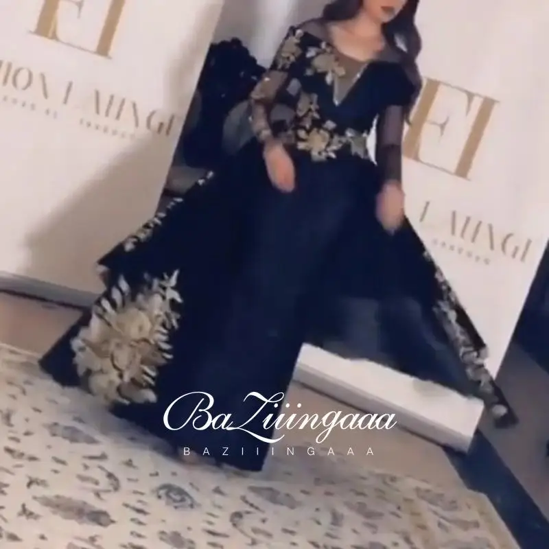 

BAZIIINGAAA Роскошные вечерние платья длинное женское платье 2021 блестками Robe De Soir вечерние платья размера плюс для невесты вечерние платья для в...