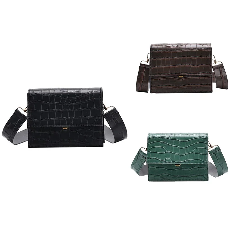 

ASDS-Stone Pattern PU Leather Crossbody Bags for Women Small Messenger Bag Lady Flap Shoulder Bag Luxury Handbag
