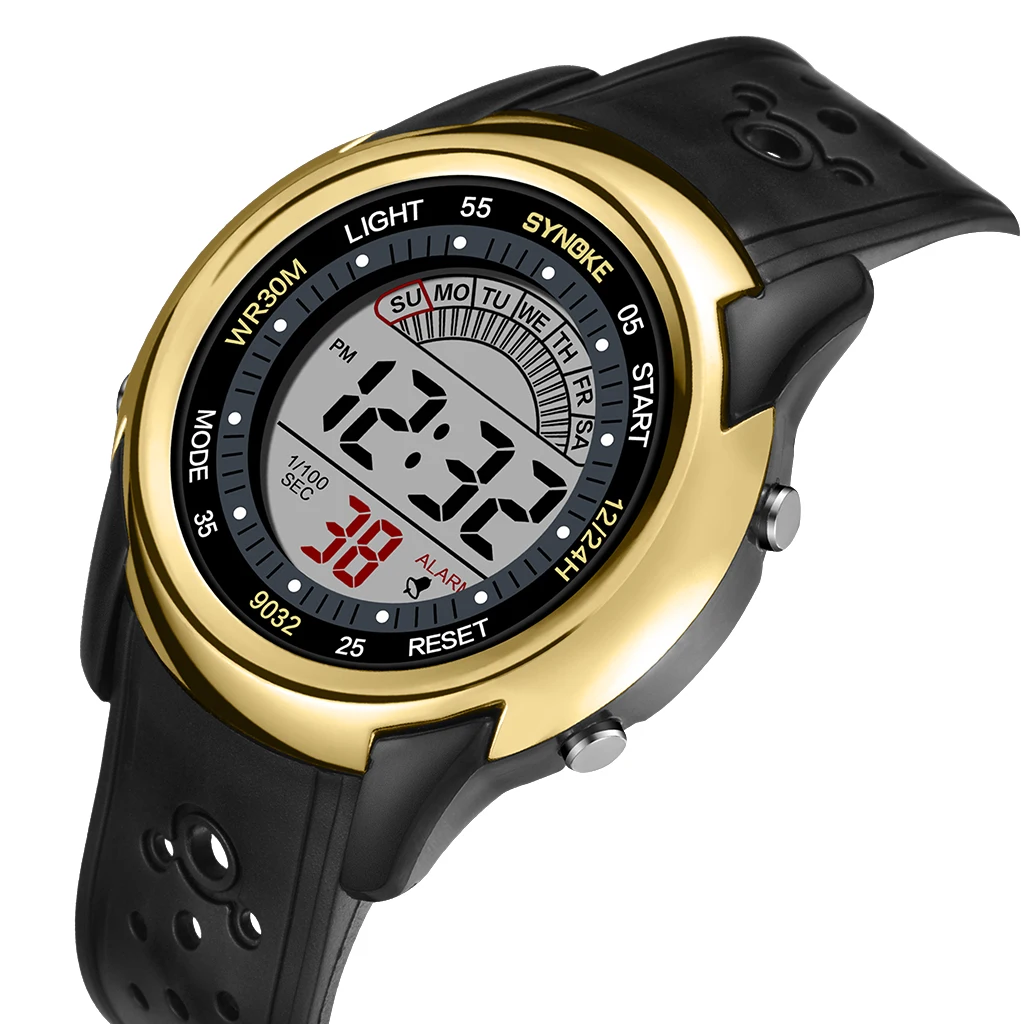 SYNOKE Men Digital Watch Sport Watches Life Waterproof Electronic LED Male Wrist Watch For Men Clock Military Army Wristwatch