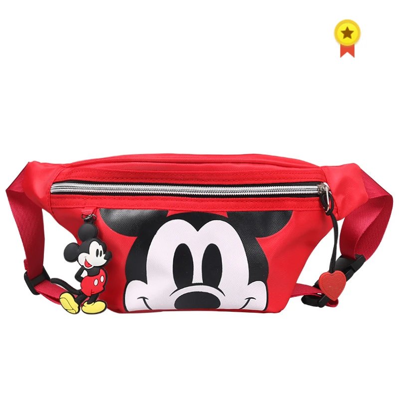 Disney children's Waist bag Chest 2020 new cartoon cute toddlers crossbody mini boys waist mickey mouse | Багаж и сумки