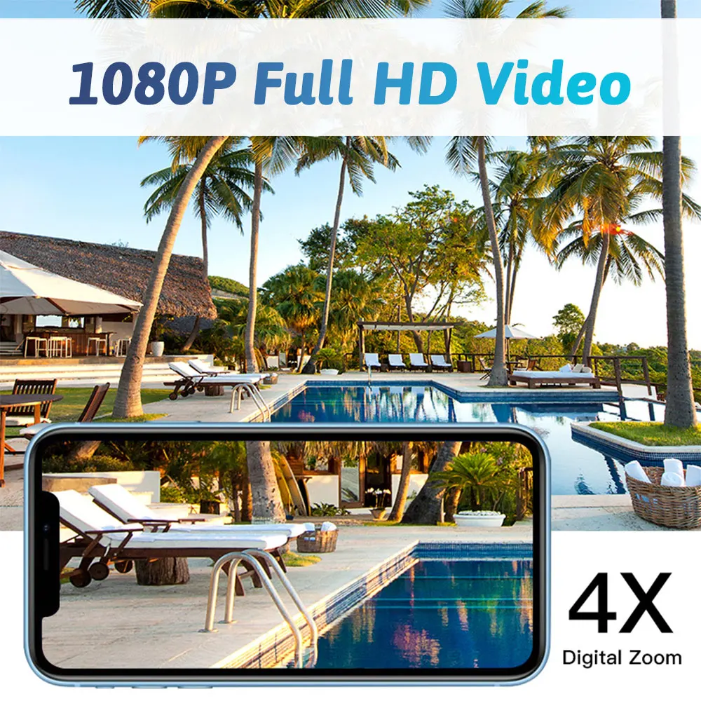 4 МП Солнечная камера IP Wifi наружная купольная беспроводная домашняя безопасности