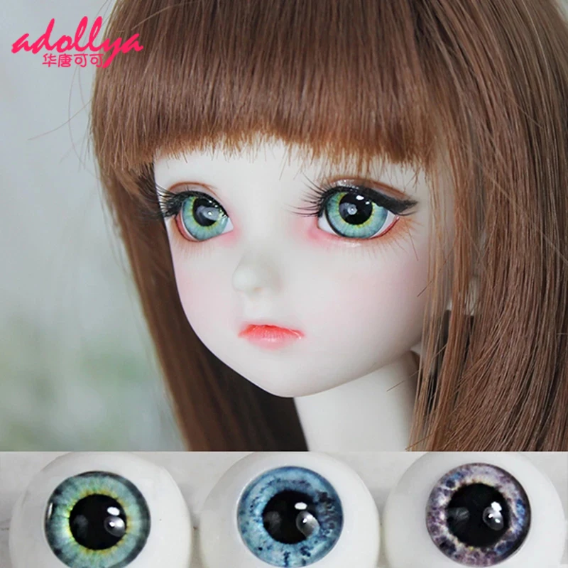 

Adollya Doll DIY Toy Eyeball Doll Accessories Eyes For Toys 1/3 1/4 1/6 BJD SD Acrylic Plastic Dazzling Starry Sky Eye For Dolls