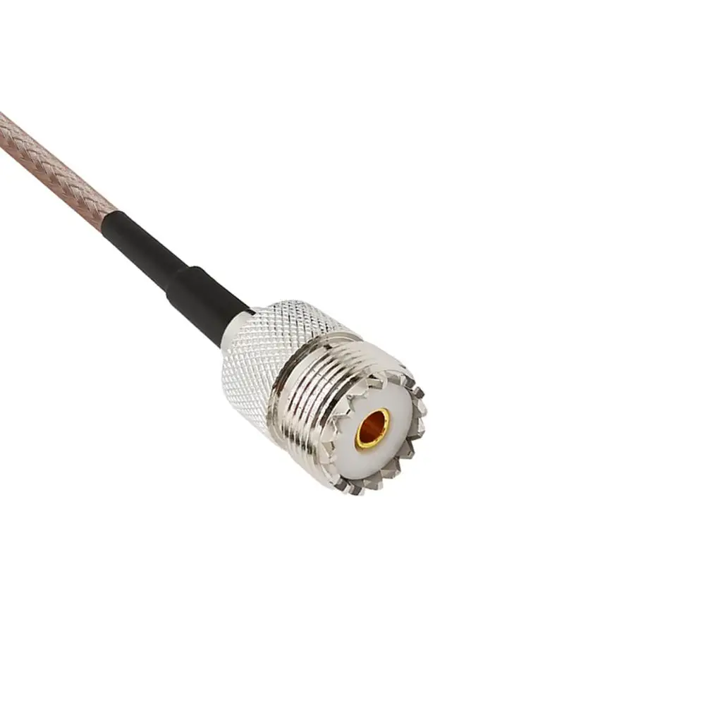 UHF PL259 SO239 для мужчин и женщин RG316D двойной щит серебристый кабель автомобиля